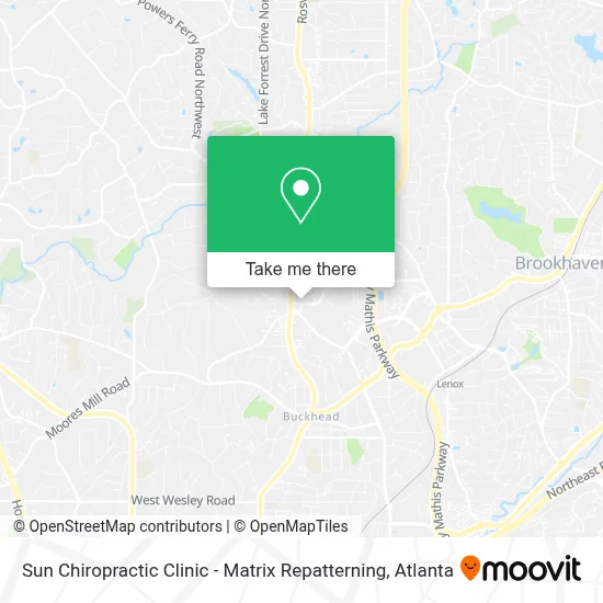 Sun Chiropractic Clinic - Matrix Repatterning map