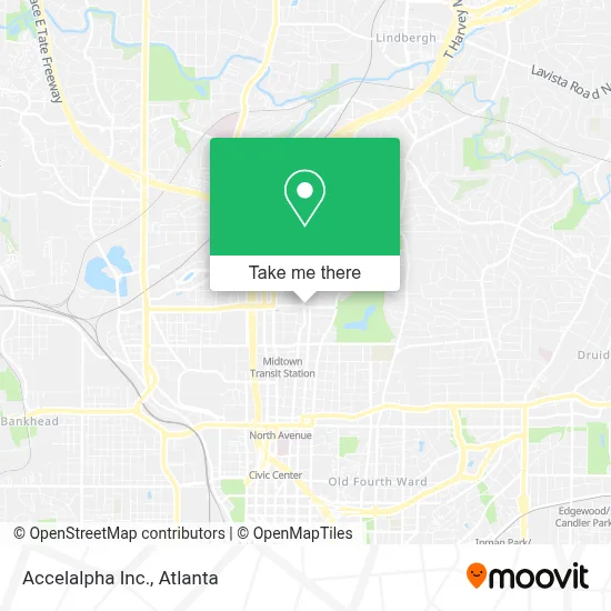 Accelalpha Inc. map