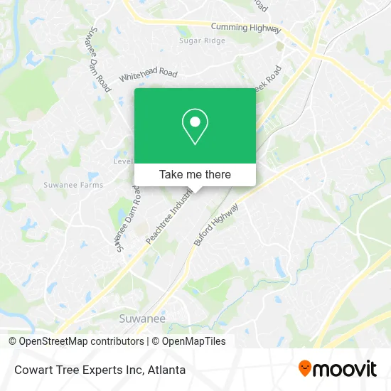 Cowart Tree Experts Inc map