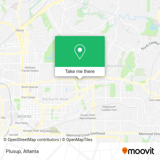 Plusup map