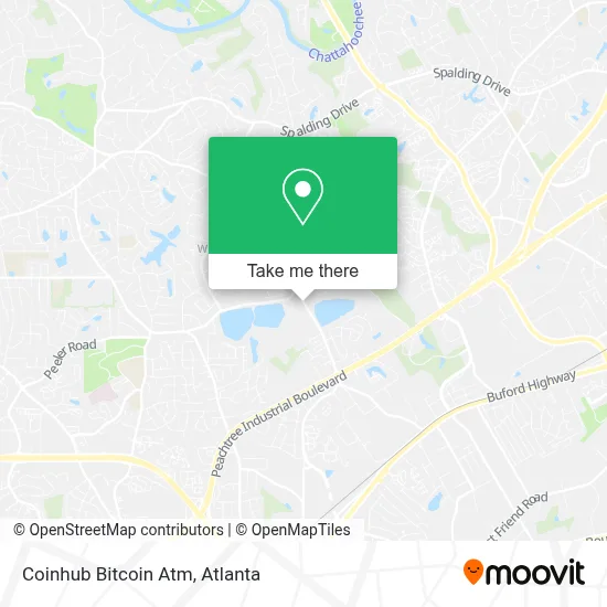 Coinhub Bitcoin Atm map