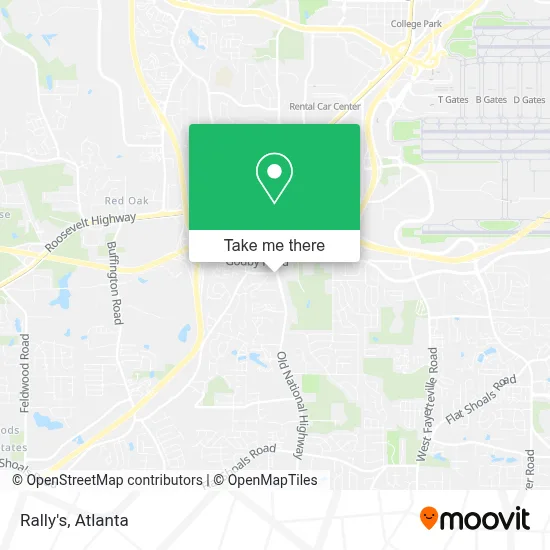 Rally's map