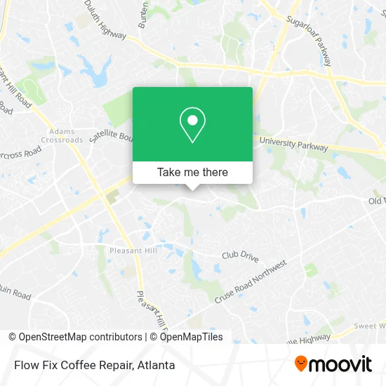Flow Fix Coffee Repair map
