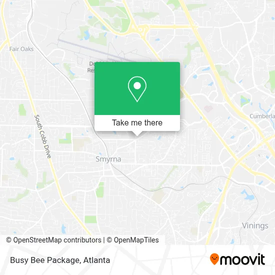 Busy Bee Package map