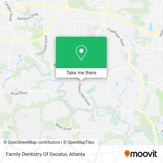 Family Dentistry Of Decatur map