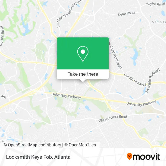 Locksmith Keys Fob map