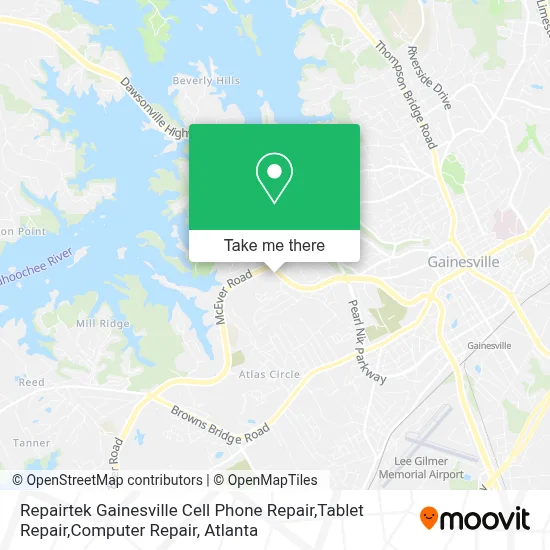 Repairtek Gainesville Cell Phone Repair,Tablet Repair,Computer Repair map