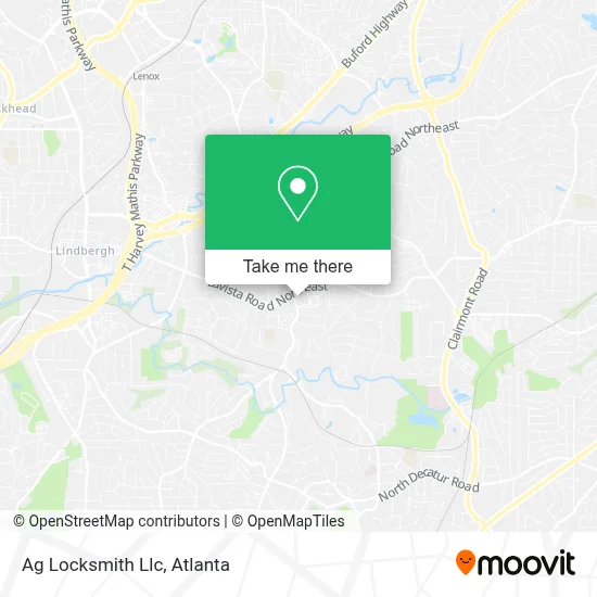 Ag Locksmith Llc map