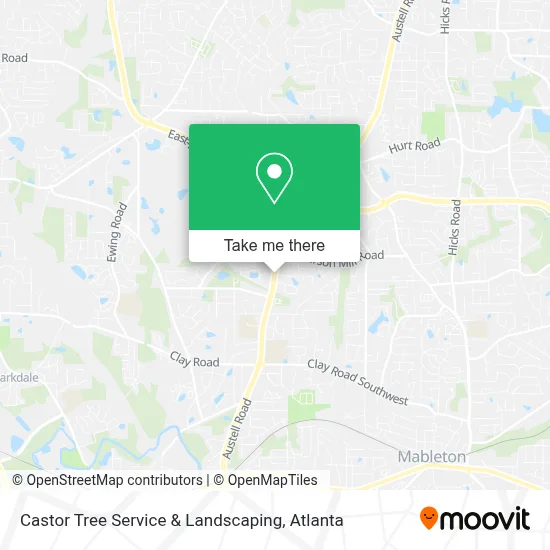Castor Tree Service & Landscaping map