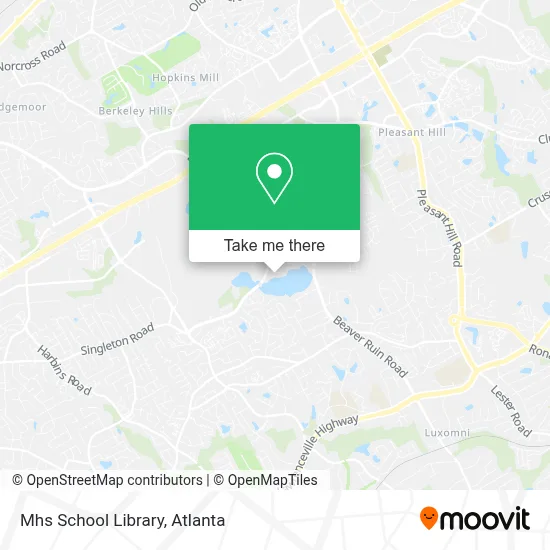 Mhs School Library map