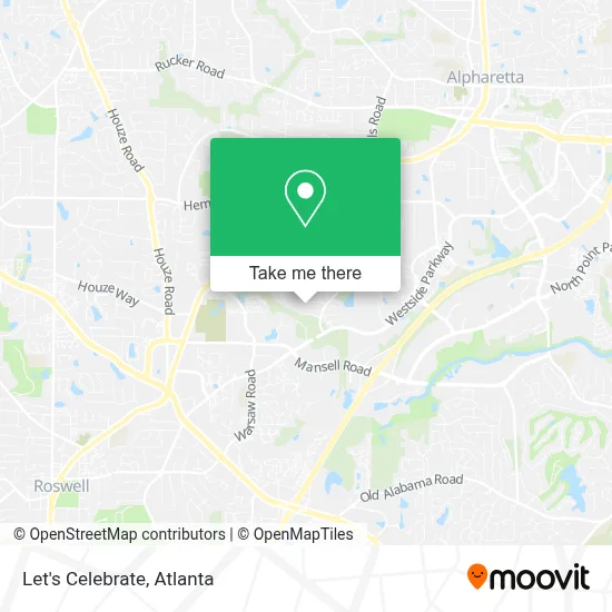 Let's Celebrate map