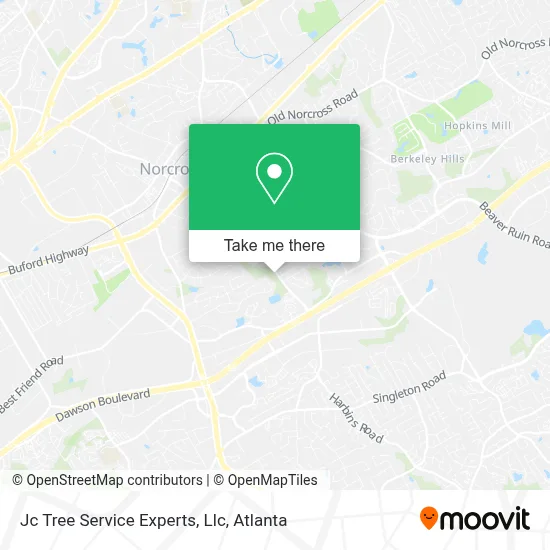 Jc Tree Service Experts, Llc map