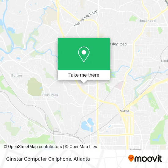 Ginstar Computer Cellphone map