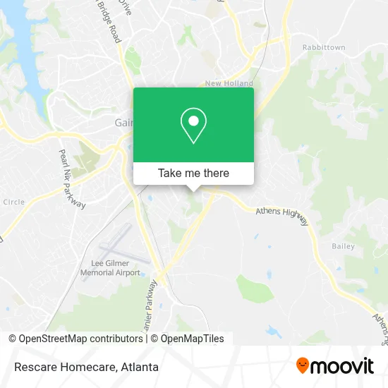 Rescare Homecare map