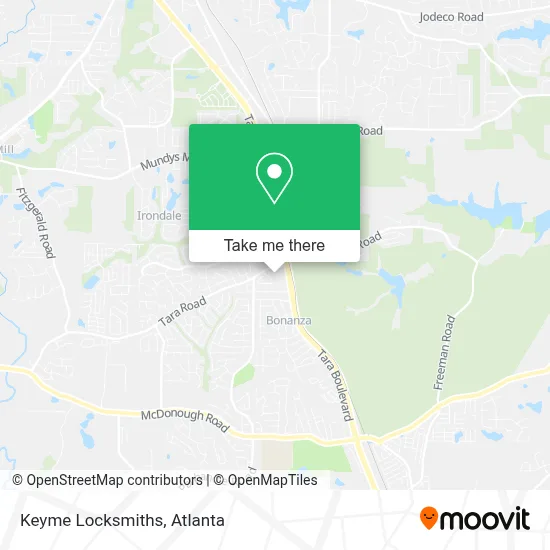 Keyme Locksmiths map