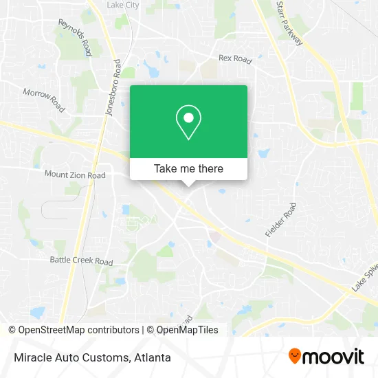 Miracle Auto Customs map