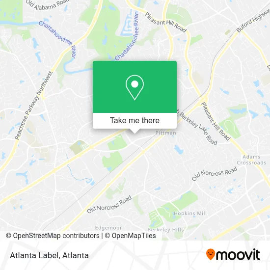 Atlanta Label map