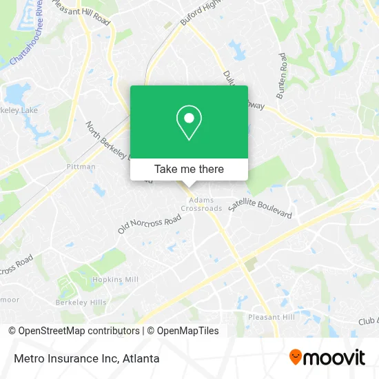 Metro Insurance Inc map