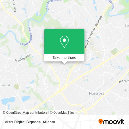 Visix Digital Signage map