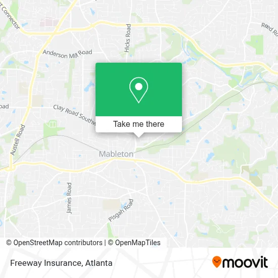 Freeway Insurance map