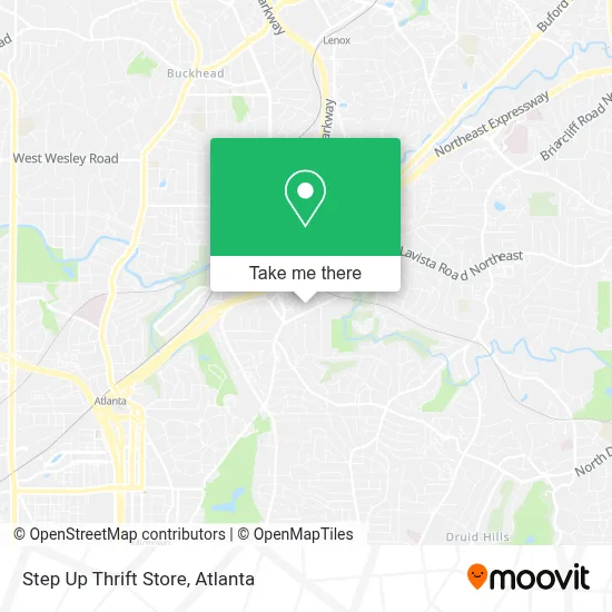 Step Up Thrift Store map