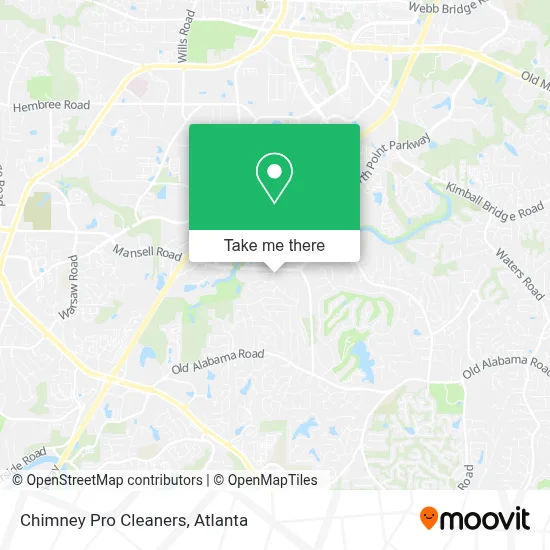 Chimney Pro Cleaners map