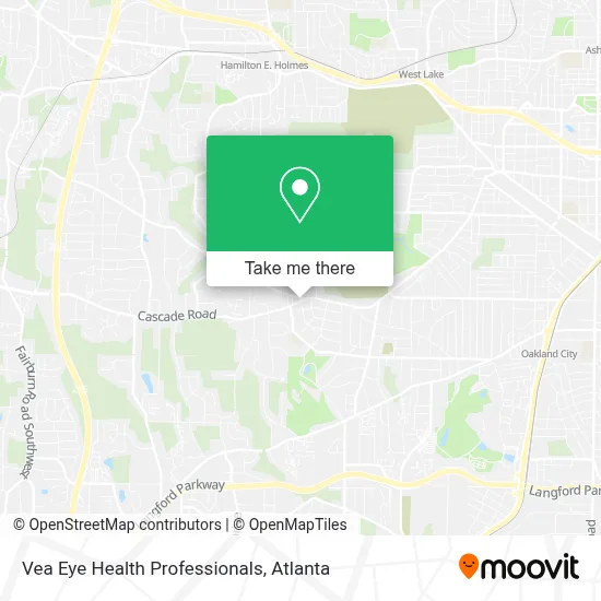 Vea Eye Health Professionals map