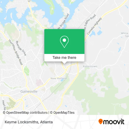 Keyme Locksmiths map