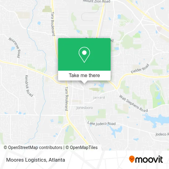 Moores Logistics map