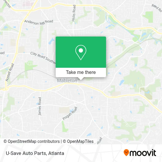 U-Save Auto Parts map