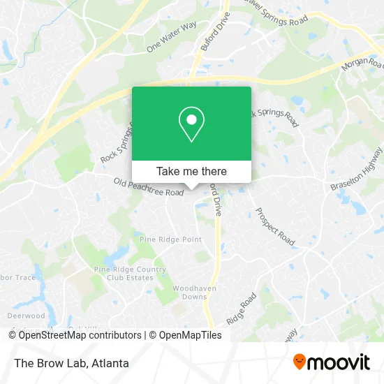 The Brow Lab map