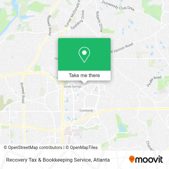 Recovery Tax & Bookkeeping Service map