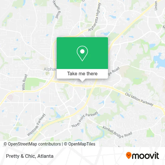 Pretty & Chic map
