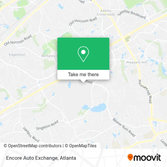 Encore Auto Exchange map
