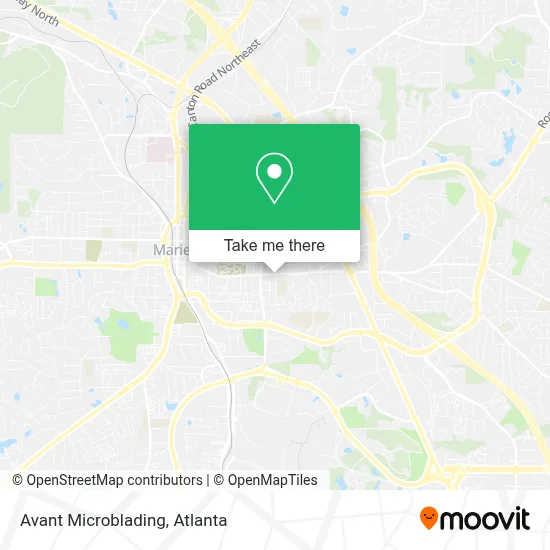 Avant Microblading map