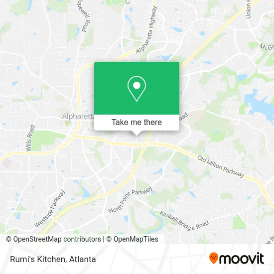 Rumi's Kitchen map
