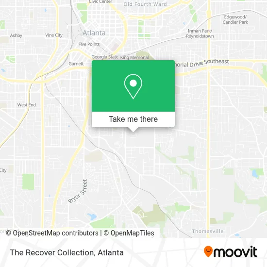 The Recover Collection map