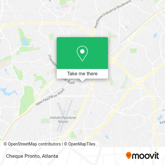 Cheque Pronto map