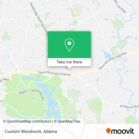 Custom Woodwork map