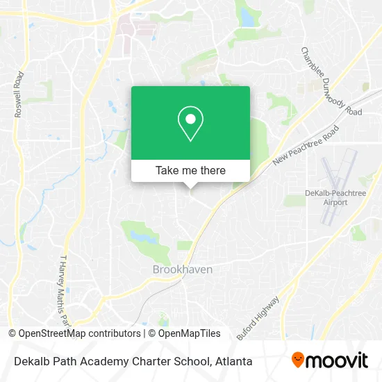 Dekalb Path Academy Charter School map