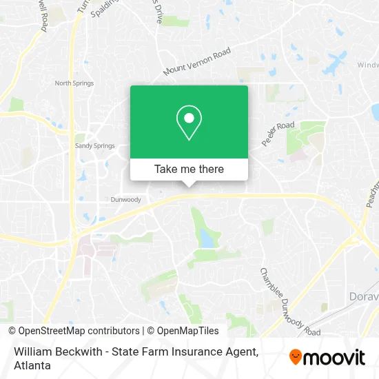 William Beckwith - State Farm Insurance Agent map