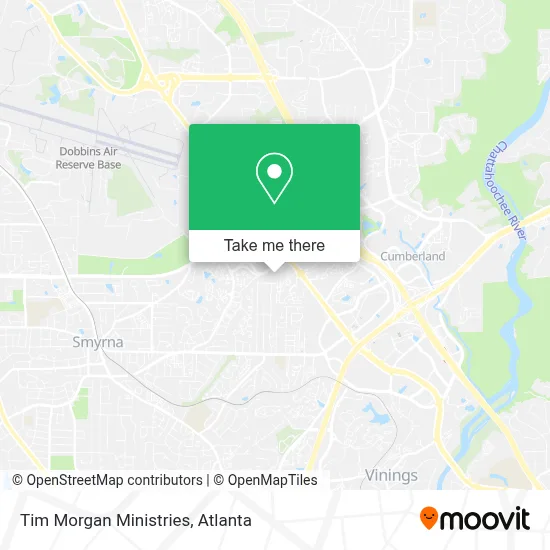 Tim Morgan Ministries map