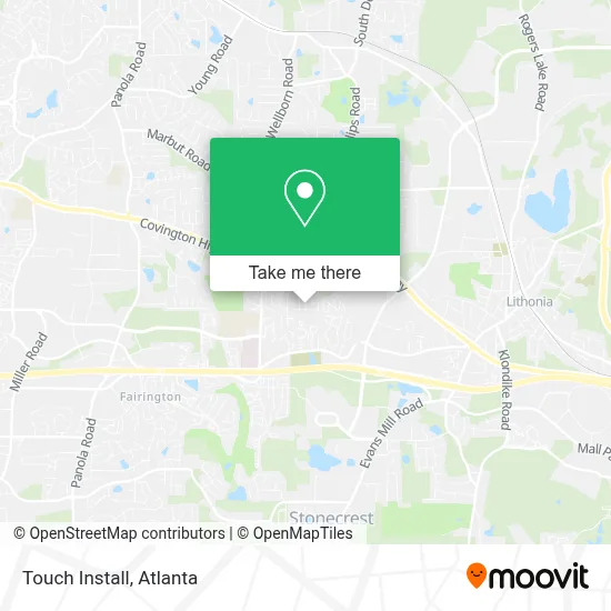 Touch Install map