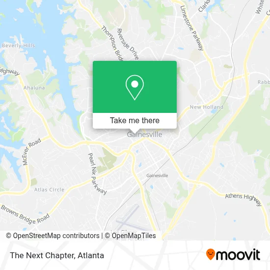 The Next Chapter map
