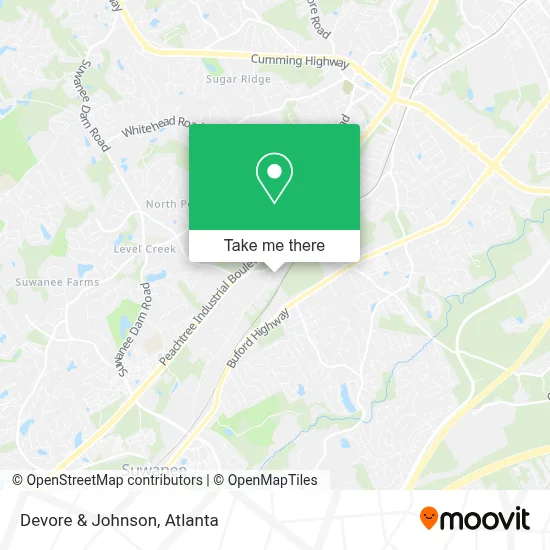 Devore & Johnson map