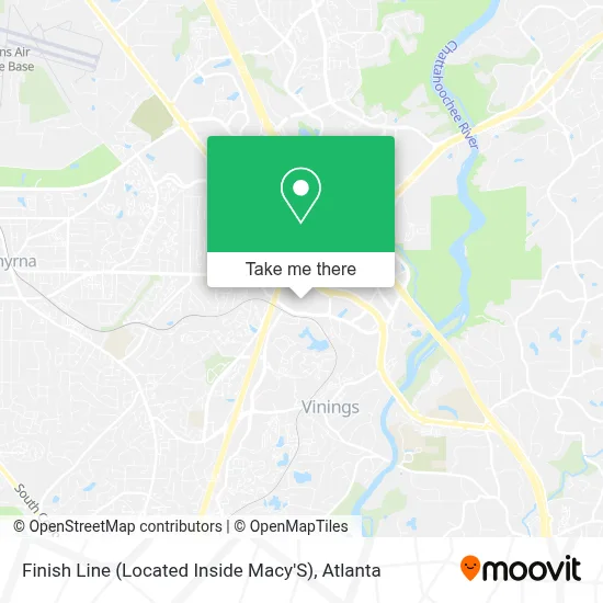 Finish Line (Located Inside Macy'S) map