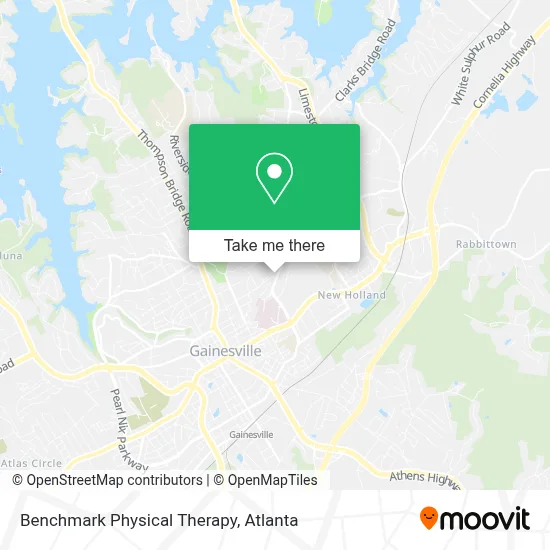 Benchmark Physical Therapy map