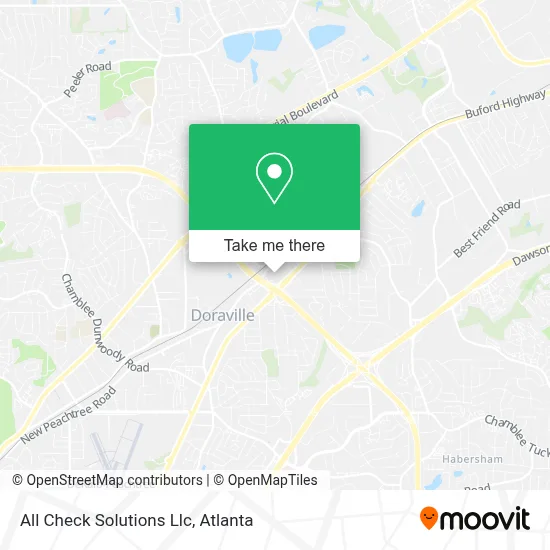All Check Solutions Llc map