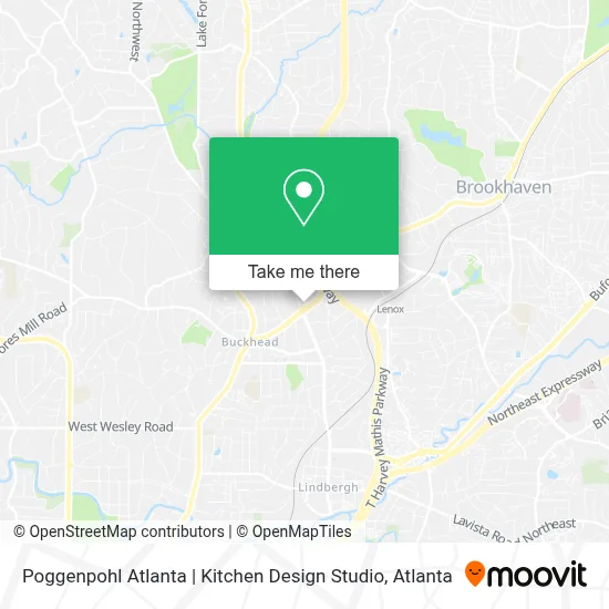 Poggenpohl Atlanta | Kitchen Design Studio map