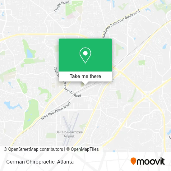 German Chiropractic map